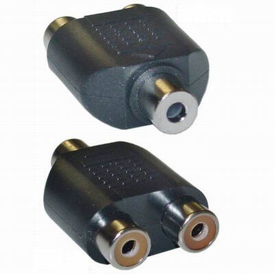 

Huayuan 3,5 - мм стерео двойной RCA аудио - адаптер, 3.5mm - двойной RCA - женщины (красно - белые)