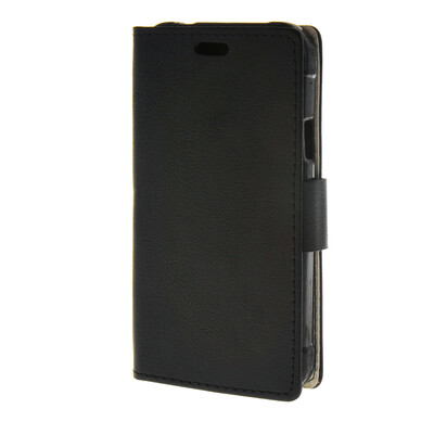 

MOONCASE Synthetic Leather Flip Wallet Card Slot Bracket Back чехол для Samsung Galaxy Xcover 3 SM-G388F Black 02