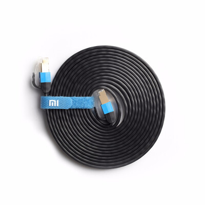

Original Xiaomi Cat 6 Ethernet Networking LAN Cable 1000Mbps 05m 15m 3m Gigabit 24K Gold Plated Crystal Head Kilomega Cable