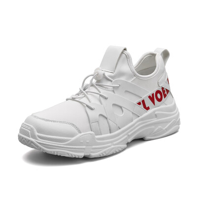 

Damaizhang Men Fashion Casual Shoes Letetr Print Mesh Lace Up Sneaker Gym Traning Jogger Running Sport Shoes