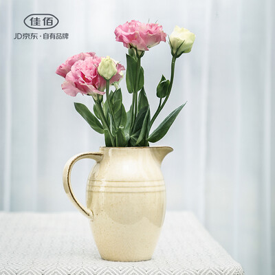 

Jiayi creative home small vase floral living room TV cabinet simulation flower retro color vase dried flowers fake flower ornaments ornaments