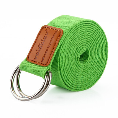 

D-Ring Buckle Yoga Strap 250CM Durable Cotton Belt Perfect for Holding Poses Improving Flexibility&Physical Therapy