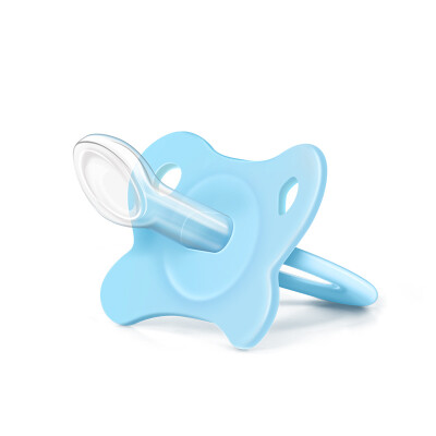 

MillyMally Newborn Pacifier Baby Baby Super Soft Silicone Sleeping Comfort 0-6-18 Months Blue Trumpet