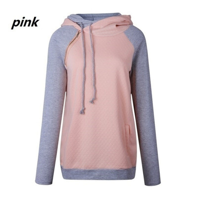 

Womens new fashion long-sleeved hooded sweater coat casual sports spring&autumn hoodies