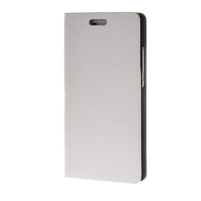 

MOONCASE Leather Side Flip Wallet Card Holder Stand Shell Pouch ЧЕХОЛ ДЛЯ Huawei Ascend P8 White