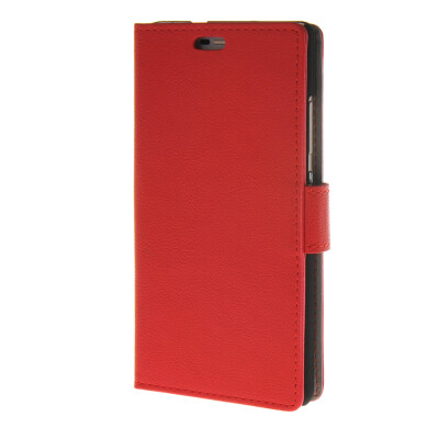 

MOONCASE Simple Leather Flip Wallet Card Slot Stand Back чехол для Huawei Ascend P8 Red