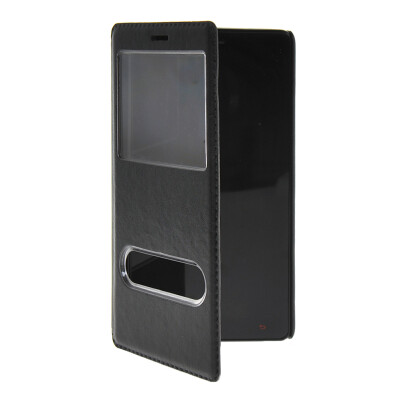 

MOONCASE View Window Leather Side Flip Pouch Stand Shell Back ЧЕХОЛ ДЛЯ XiaoMi Red Rice Note (5.5 inch) Black