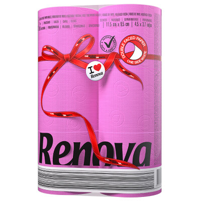 

Renova (Renova) Shuangjiao roll Aurora powder / white 2 layer 150 section * 6 volumes of Portuguese imports