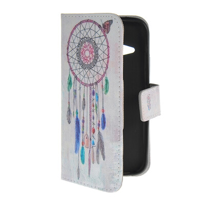 

MOONCASE Pattern Style Leather Side Flip Wallet Card Slot Pouch Stand Shell Back ЧЕХОЛ ДЛЯ HTC One 2 Mini ( M8 Mini )