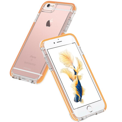 

ESCASE mobile phone shell anti-fall three-dimensional full protection Apple phone protective cover for Apple iPhone 6S vitality orange