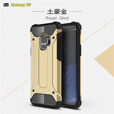 

Goowiiz Phone Case For Samsung Galaxy S9S9 Plus King Kong Armor Fashion Bumper PC TPU Prevent falling