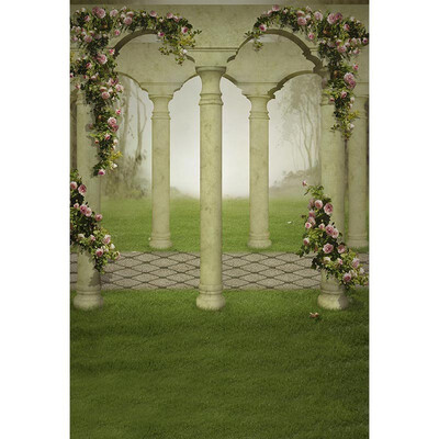 

Morning Fog Gallery Photo Backdrop 57FT Vinyl Fabric Cloth Digital Printing Photo Background -3155