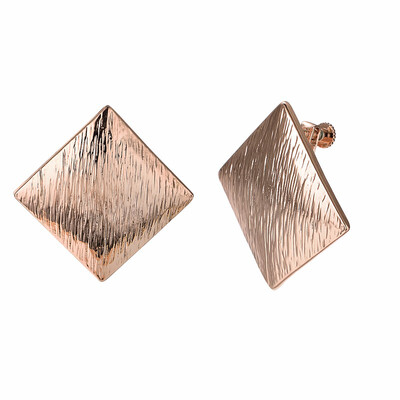 

Yoursfs Clip on Earrings For Women Mental 18K RoseWhite Gold Plated Non Pierced Ears