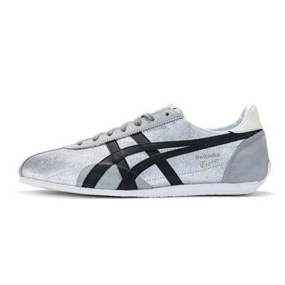 

Onitsuka Tiger Ghost Tiger Sports Shoes Men RUNSPARK LE TH201L-9390 Silver Black 420