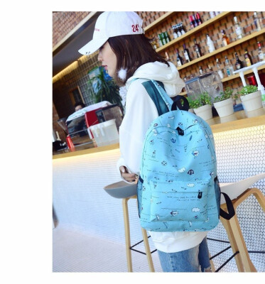 

2018 Womens Backpack New Korean Version College Wind Backpack Fashionable Small Fresh Schoolbag Travel Mochila