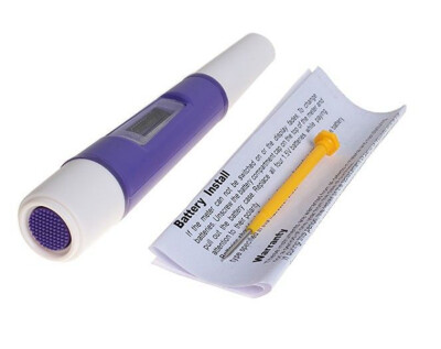 

Portable Waterproof PH-037 1.0 inch LCD Accurate Mini Pen Type PH Meter Purple