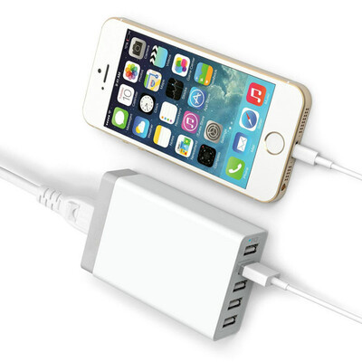 

EU Plug 40W 5V 8A 5 Ports USB Charger For iPhone6 iPad Smart Phone