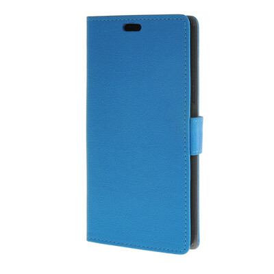 

MOONCASE Classical Multi Colored Leather Wallet Flip Card Slot Bracket Back Case Cover for Samsung Galaxy A8 Blue