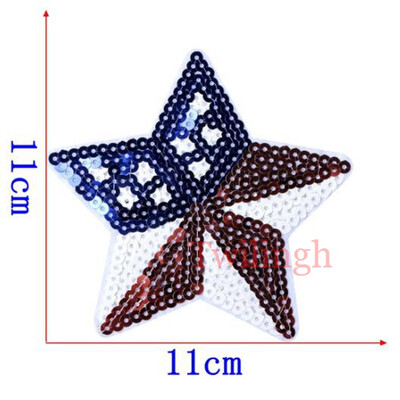 

1 Pcs Patches Iron-on Sew-on Sliver Gold Star Embroidery Motif Applique Garment Children Women DIY Clothes Sticker Wedding Party