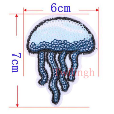 

1Pcs New Cartoon Patches Iron On Embroidered Patch Flower Applique Sewing Fabric Repair Clothes Patches Stickers DIY Accessories