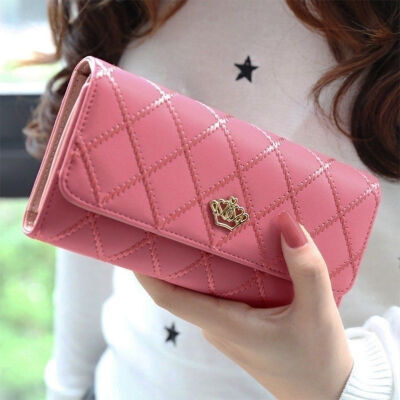 

Fashion Women Lady PU Leather Clutch Wallet Long Card Holder Purse Handbag