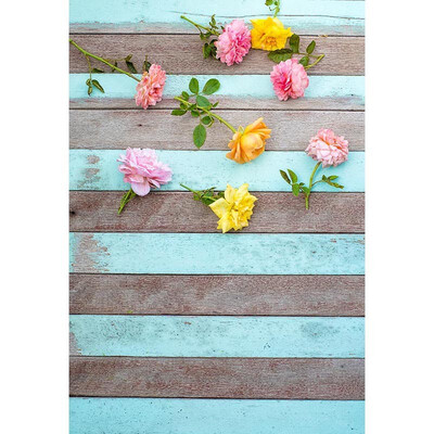 

Yellow Flower Photo Backdrop 57FT Vinyl Fabric Cloth Digital Printing Photo Background S-3241