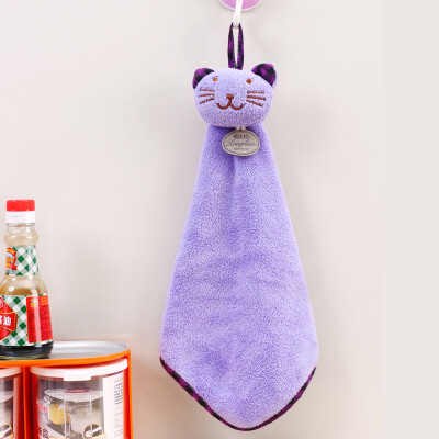 

【Jingdong Supermarket】 Beisheusi cartoon towel coral cashmere hanging water towel