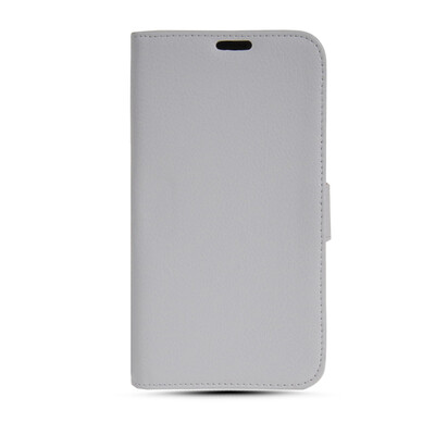 

MOONCASE High quality Leather Side Flip Wallet Card Holder Pouch Stand Shell Back Case Cover For LG G Flex F340K White