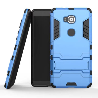 

MITI-Defender Dual Hybrid Armor Bracket Stand Case For Huawei G7 Plus 5.5 Inch G8 Maimang 4 Protective Silicone Shockproof Cover