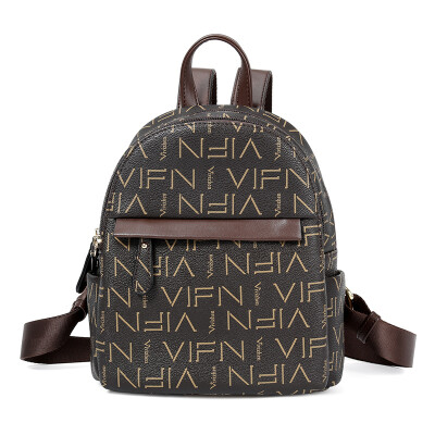 

Woodpecker TUCANO handbags Europe&the United States fashion sweet travel backpack female 2018 tide printing letters casual backpack female bag WBK2601A-89YM coffee