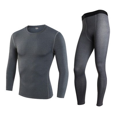 

Quick Dry Gym Sportswear LongT Shirt Legging Pants Tracksuit Men Sports Suits