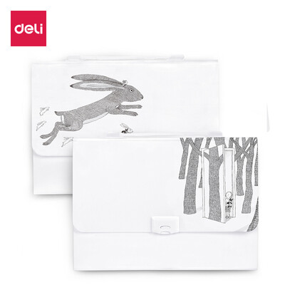 

Deli deli a few meters series 13 grid A4 portable portable information package organ bag file package student paper storage bag color random 72461