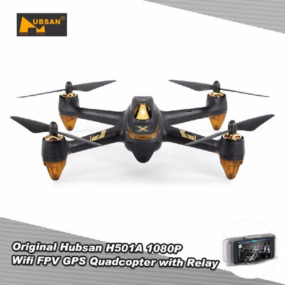 

Original Hubsan H501A X4 Air Pro 1080P Wifi FPV RC Quadcopter Brushless GPS Drone with 400m Range Wifi Relay Signal Booster
