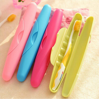 

Cntomlv 1PCS Toothbrush Holder BathRoom Accessories Toothbrush Case Holder Camping Cover Travel Hiking Box