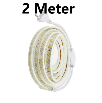 

Waterproof 220V Led Strip 2835 180LedsM With EU Power Adapter Flexible LED Tape Ribbon outdoor 1M 2M 5M 10M 15M 20M