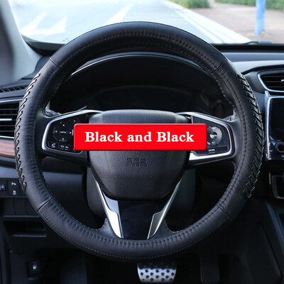 

PU Leather Car Steering-wheel Cover For Honda 5th CR-V 2017-2018 Auto Steering Wheel Covers Anti-Slip Automotive Accessories