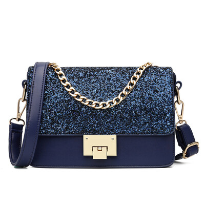 

3 цвета Женские блестящие наплечные сумки Chain Tote MiNi Crossbody Handbags