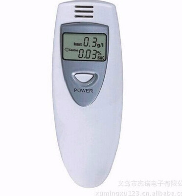 

Digital Breath Alcohol Tester Meter Detector Drunkometer Breathalyzer Wine Checker Finder Mini Monitor for Driver Police