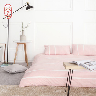 

JINGZAO Cotton knitted beddings Water-washed Skin soft stripes beddings