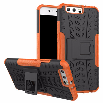 

Goowiiz Phone Case For Huawei P10P10 PlusP10 Lite Armor Tire Texture Rugged Protection PCTPU Full Protection