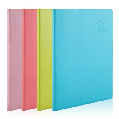 

Guangbo (GuangBo) 80 B5 leather face note notebook stationery notebook color random / love smile GBW0797