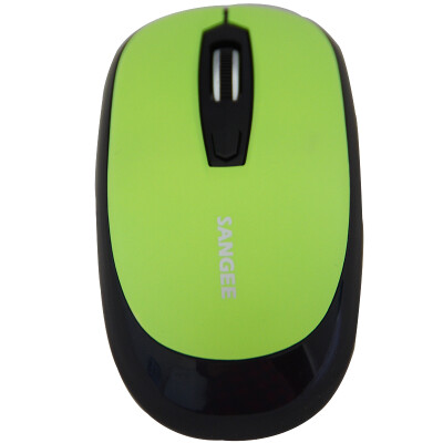 

Three giant SANGEE w1040 24G wireless optical mouse green