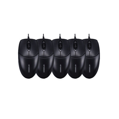 

Hyundai HYUNDAI HY-M337 Wired Ergonomic Office Home Mouse Black Five Pack