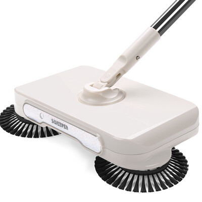 

Happy Cat KLM Sweeper Hand Push Broom Set Set Sweeping Two-in-one Broom Broom Soft Hair Sweeping Hair E4