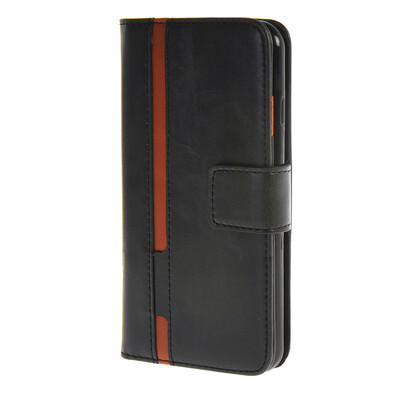 

MOONCASE Senior Leather Flip Wallet Card Slot Bracket Back чехол для Cover Apple iPhone 6 Plus (5.5") чёрный