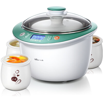 

Bear Bear electric stew pot electric stew pot water reservation timing pot soup pot white porcelain DDZ-152 25L