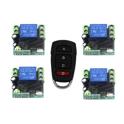 

MITI 315/433MHZ DC12V 1 канал дистанционного управления свет на выключатель 1 передатчик приемник 4 Кратковременное переключение с фиксацией с индикатором реле