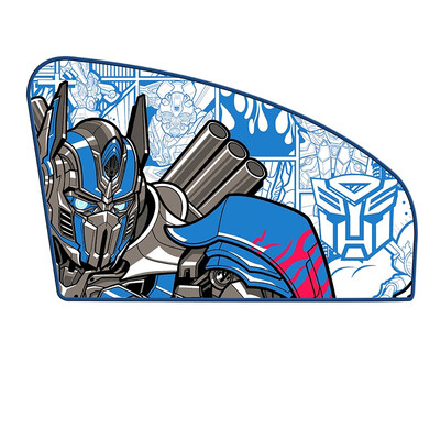 

Transformers car sun block car insulation sunscreen sun shade curtains from suction cup electrostatic adsorption side block Optimus sky sunshade - front row master driving