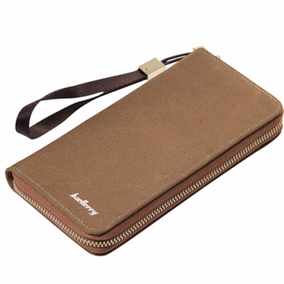 

Mens Wallet Long Canvas Vintage Students Multi Card Holders Handbag