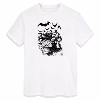 

REDBELLA Cool Comic Man T-shirt Ink Style Printed Cotton Tees Superhero Clark Tee Shirt Geek Design Mens Clothing Hot Sale 2018